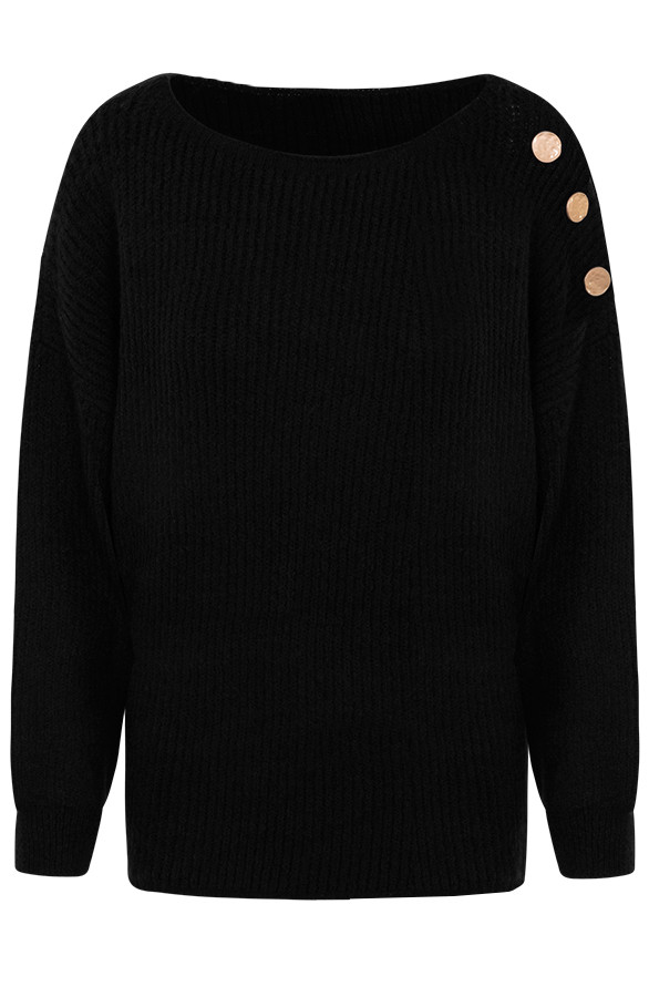 Zwarte pullover vrouwen Gebreide zwarte trui Zwarte trui Klaar voor verzending. Gebreide trui voor dames Kleding Dameskleding Sweaters Pullovers Kanten trui vrouwen Kanten trui 