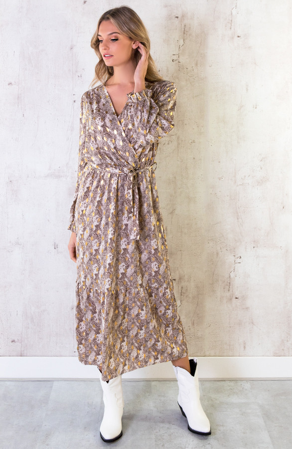 Maxi Jurk Snake Deluxe