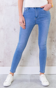 Skinny-Jeans-Dames-Lichtblauw-1