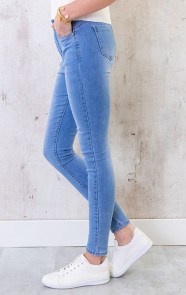 Skinny-Jeans-Dames-Lichtblauw-2