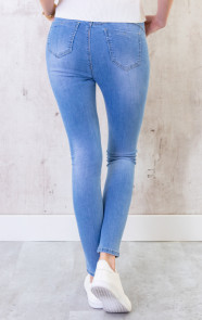 Skinny-Jeans-Dames-Lichtblauw-3