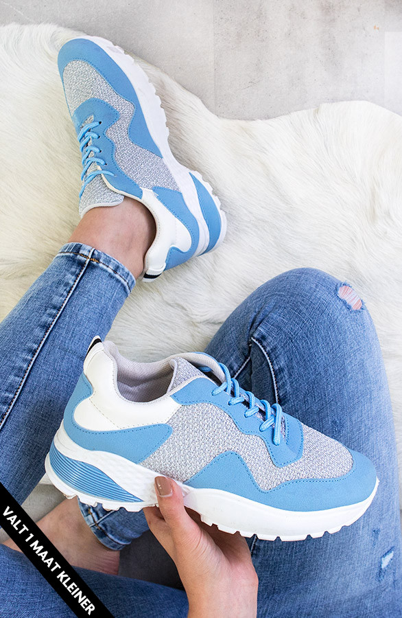 Dad-Sneakers-Dames-Blauw