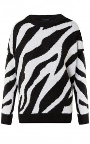 Zebra-Trui-Zwart-Wit