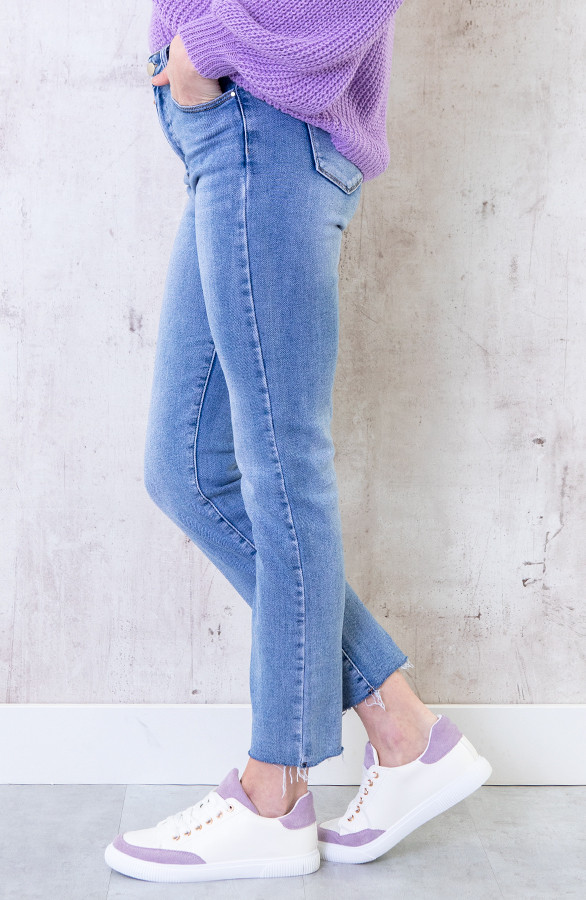 Dames Sneakers Wit Lila | Themusthaves.nl