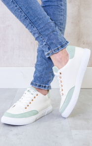 Dames-Sneakers-Wit-Mint-1