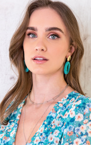 Oval-Limited-Oorbellen-Turquoise-2