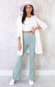Flared-Broek-Extremely-Stretch-Mint-1