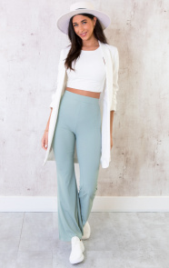 Flared-Broek-Extremely-Stretch-Mint-5