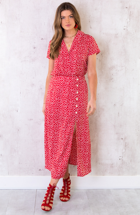 Midi-Split-Bloemen-Rok-Rood-2