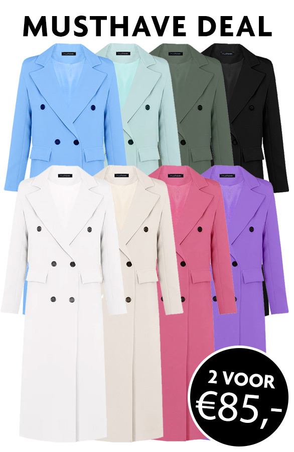 zaad Preventie vergeven Musthave Deal Ultra Long Blazer | Themusthaves.nl