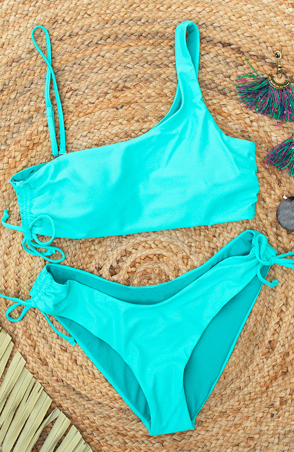 One-Shoulder-Bikini-Turquoise