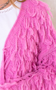 Oversized-Knitted-Fringe-Vest-Candy-Pink-3