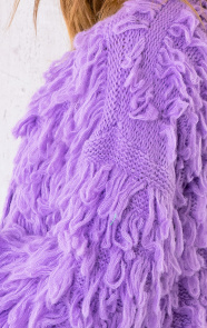 Oversized-Knitted-Fringe-Vest-Purple-2