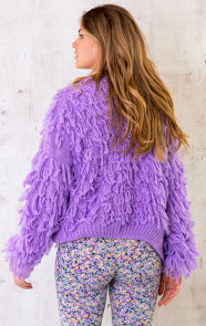 Oversized-Knitted-Fringe-Vest-Purple-3