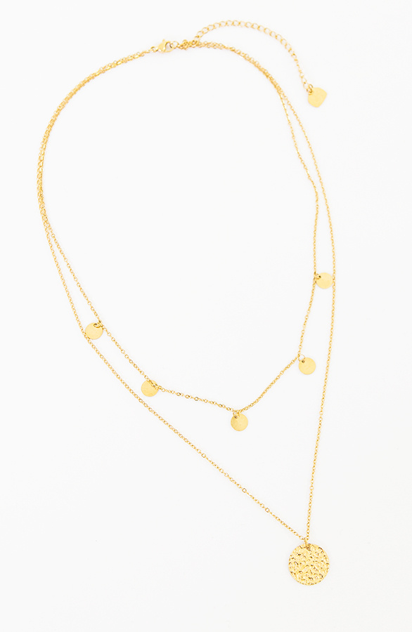 Coins-Layer-Ketting-Goud-1