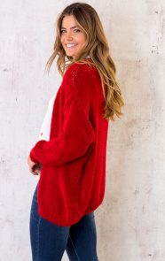 Oversized-Knitted-Vest-Rood-5
