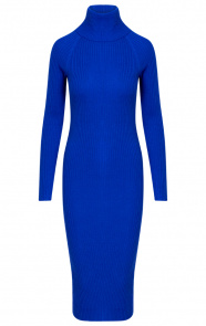 Ribstof-Jurk-Met-Col-Kobalt