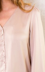 Silk-Knopen-Blouse-Champagne-1