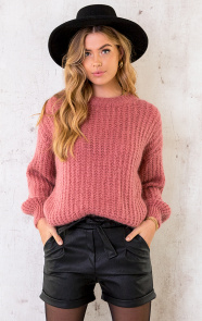 Knitted-Sweater-Dust-Roze-1