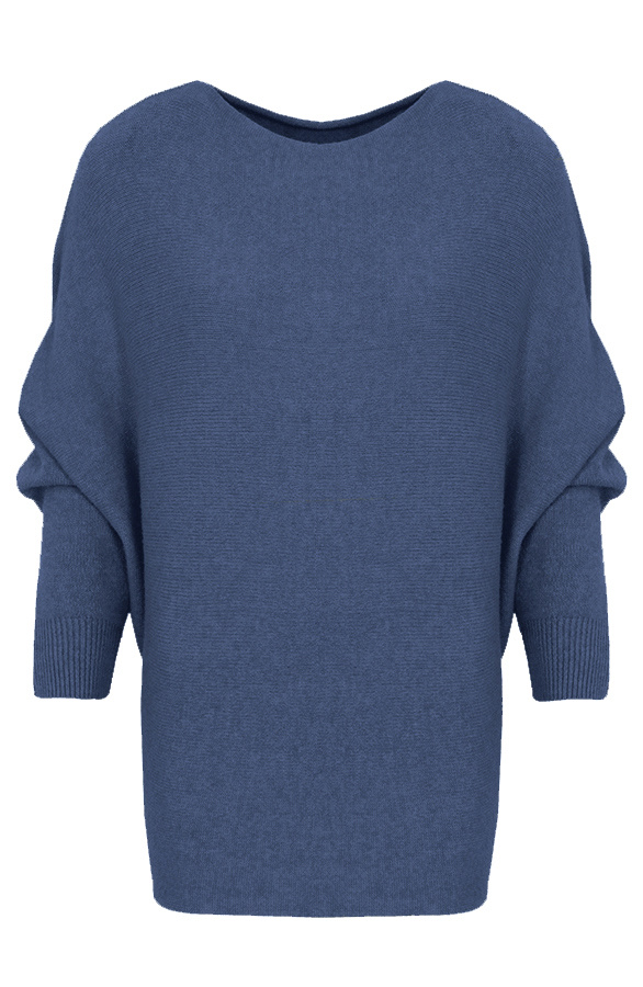 Oversized-Soft-Trui-Jeans-Blauw