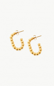 Bubbly-Creool-Earrings-Gold