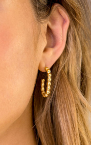 Bubbly-Creool-Earrings-Gold-2