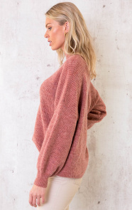 Essential-Knitted-Sweater-Oud-Roze-4
