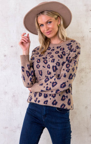 Knitted-Leopard-Trui-Taupe-5