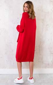 Musthave-Deal-Comfy-Jurk-Sjaal-Rood-3