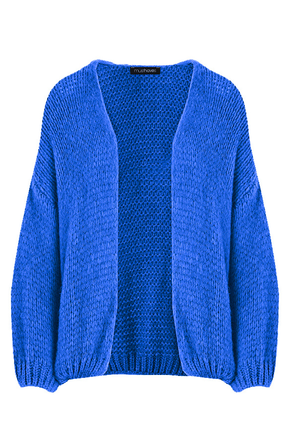Oversized-Knitted-Vest-Kobalt