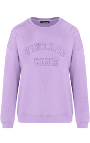 Vintage-Club-Sweater-Lila