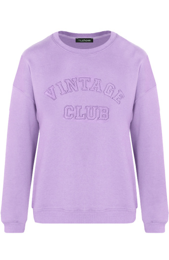 Vintage Club Sweater Lila