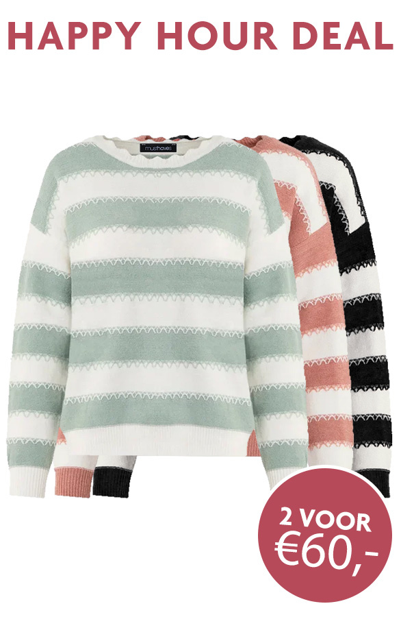 Happy-Hour-Deal-Strepen-Zigzag-Truien