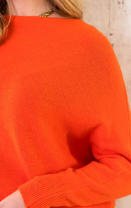 Oversized-Soft-Trui-Oranje-5