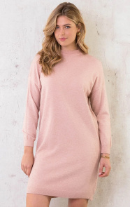 Sweater-Dress-Lichtroze-2-2