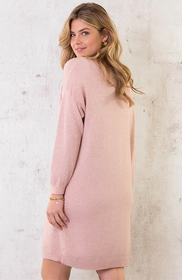 Sweater-Dress-Lichtroze-5-2