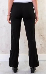 Button-Flared-Broek-Zwart-1
