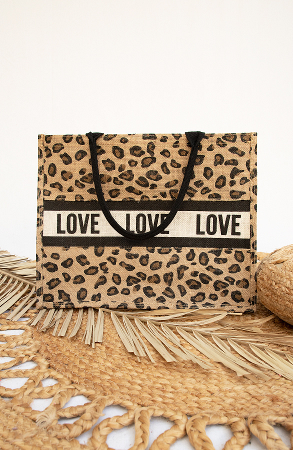 Leopard-Jute-Shopper