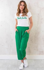 Oohlala-T-shirt-Wit-Groen-2