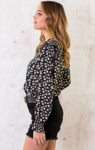 Print-Blouse-Madeliefjes-Zwart-4