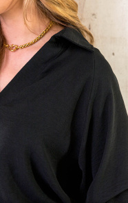 Ultra-Oversized-Basic-Blouse-Zwart-1