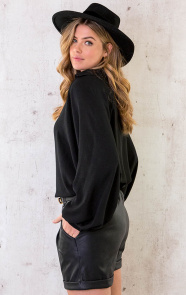 Ultra-Oversized-Basic-Blouse-Zwart-4