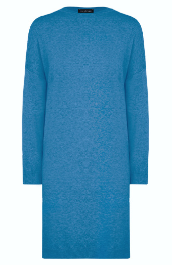 Sweater Dress Jeansblauw