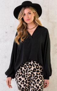 Ultra-Oversized-Basic-Blouse-Zwart-4