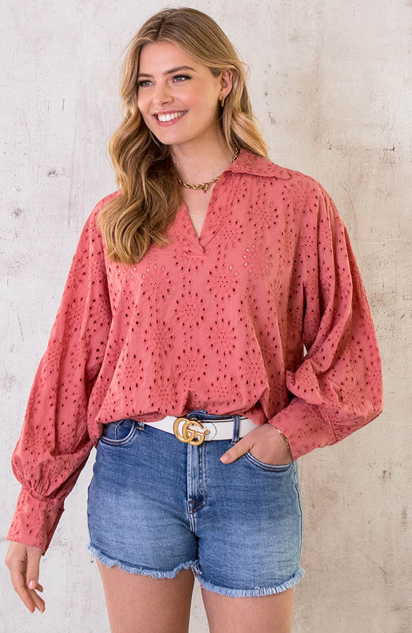 Katoenen-Embroidery-Oversized-Blouse-Dust-Roze-4