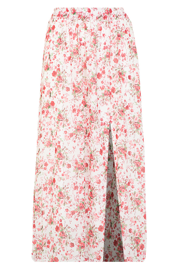 Midi-Bloemen-Split-Rok-Roze-2