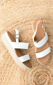 Touwzool-Sandalen-Bandjes-Wit