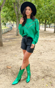 Detailed-Sweater-Bright-Green-1