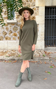 Knitted-Dress-Army-5