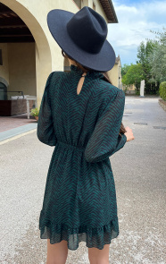 Exclusive-Print-Dress-Smaragd